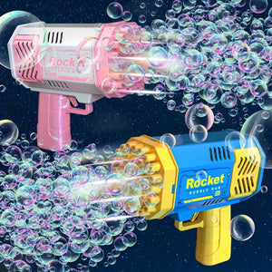 40-hole Electric Bubble Machine Handheld Automatic Bubble Gun Toy Gift Bubble Liquid And Battery Not Included Christmas, Halloween, Thanksgiving Gift