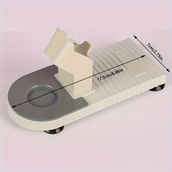 1pc Plastic Hot Glue Gun Holder, Glue Gun Base Stand Organizer, Floral Crafts Tools Storage Rack Accessories, Home DIY Repair Tool Holder Stand Storage Boxes