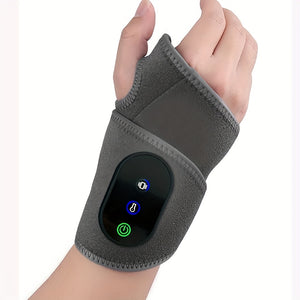 USB Portable Electric Heated Wrist Brace with Massager for Left and Right Hand Common