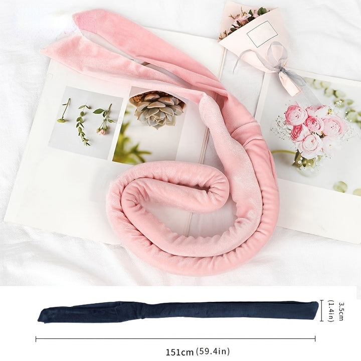 Create Beautiful Curls Without Heat - Heatless Curling Rod Headband for Lazy Hair Rollers and DIY Hair Styling