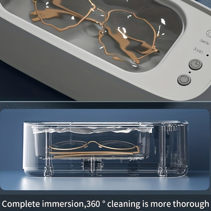 Versatile Cleaning Wizard - Ultra-Portable, 360° Deep Clean, Rechargeable & USB-Powered, High-Frequency Vibration Technology - Effortlessly Revitalizes Jewelry, Glasses, Watches & More