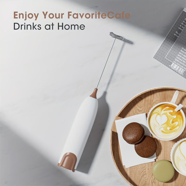 Electric Milk Frother - Effortless Barista-Style Froth - Durable & Non-Battery Operated - Perfect for Creamy Cappuccinos