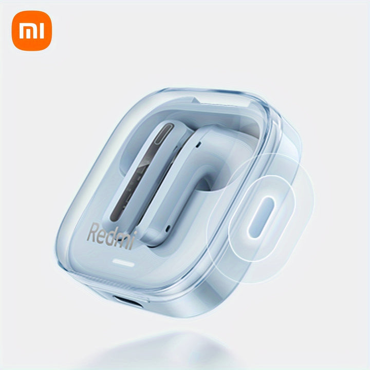 Xiaomi Redmi Buds 6 Active TWS Earbuds, 30 Hours Playtime, 5 Tuning Modes, Noise Cancelling Voice Call, Touch Control, Semi-Open-Back, Condenser Mic, Wireless Charging Case, Type-C, for Adults - No Charger Included