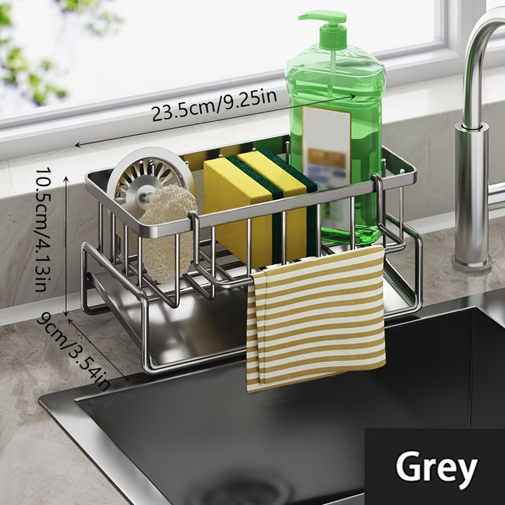 1pc Support à Éponges, Panier de Drainage en Éponge, Support de Drain pour Éponge, Brosse, Serviette, Main, Fournitures de Salle de Bain et de Cuisine