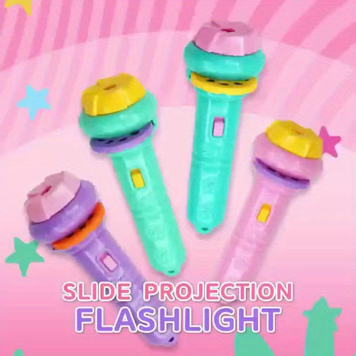 [Fun Educational] Flashlight Projector | 32 Patterns | Educational Toy for Bedtime | Winter