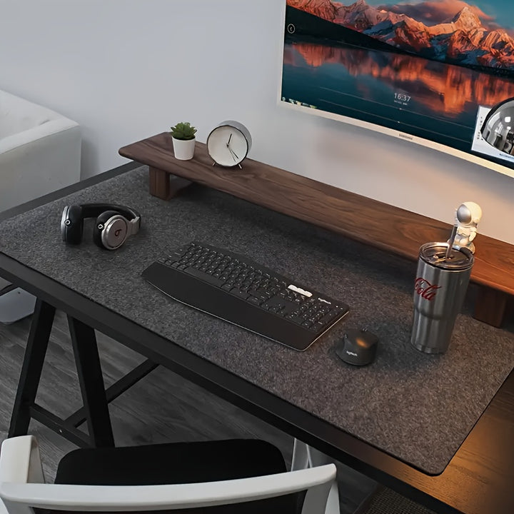 Extra-Large Non-Slip Mouse Pad - Warm, Durable Polyester Desk Mat for Writing, Gaming & Office Use | Ideal for Students & Gamers | Sleek Design with Stitched Edges, Gaming Desk Accessory|Modern Workspace Decor|Polyester Fiber