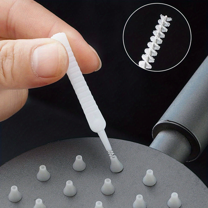 10pcs Shower Cleaning Brush, Shower Hole Cleaning Brush Artifact, Bathroom Toilet Nozzle Shower Head Gap Cleaning Needle, Cleaning And Dredging Tool, Household Cleaning Supplies