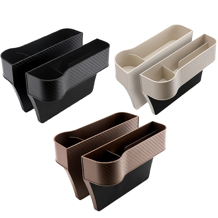 1pc Multifunctional Car Seat Gap Filler Organizer with Key Holder, Cup Holder, and Front Seat Side Storage Box
