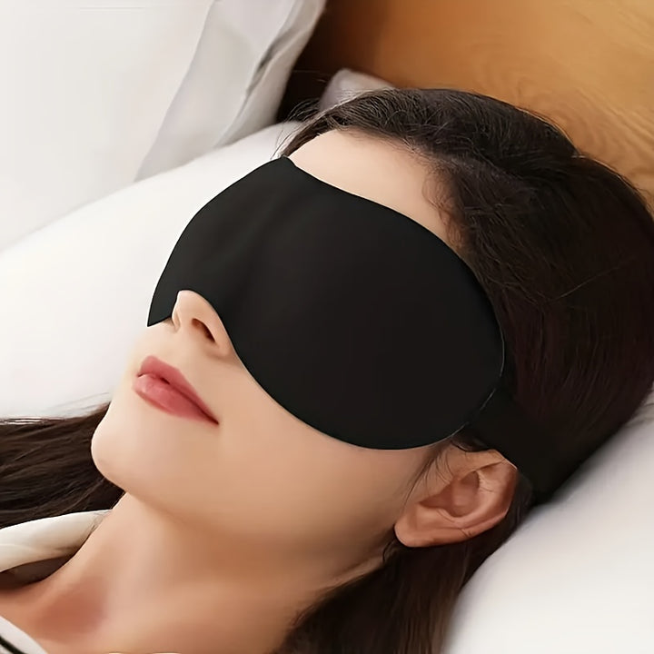 Ultra-Lightweight 3D Blackout Eye Mask for Deep Sleep - Perfect for Home, Travel & Camping