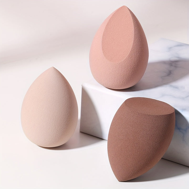 3 PCS Makeup Sponge Set Professional Beauty Sponge Blender Makeup Foundation Blending Cosmetic Makeup Puff For Powder Cream