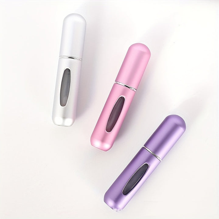 5ml portable compact refillable perfume spray bottle - perfect for travel and smell-1/6pcs