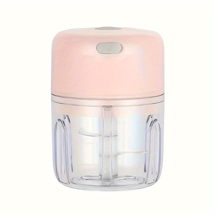 100/250mL USB Rechargeable Electric Garlic Chopper - Strong &Durable Grinder For Chilli, Ginger & Vegetables!