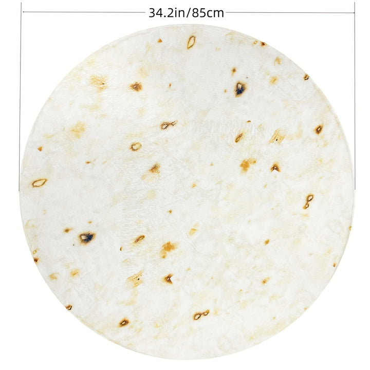 285 GSM Soft Flannel Tortilla Baby Blanket - The Perfect Funny Gift for Baby Showers! Halloween, Christmas Gift