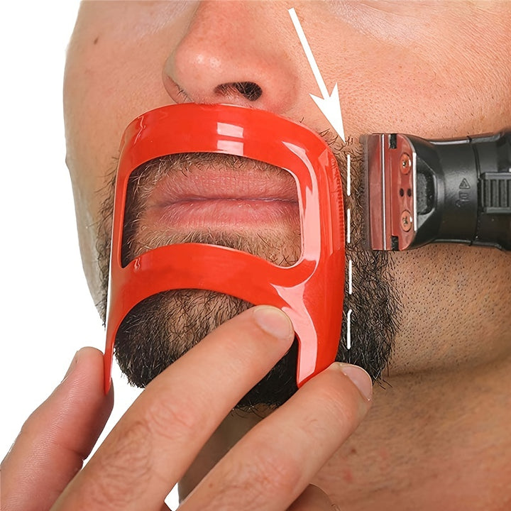 Precision Goatee Shaping Tool: Easy, DIY Styling for Perfect Beard Lines & Symmetry, Unscented