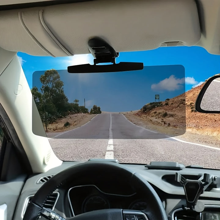 [Anti-Glare Protection] Car Sun Visor Extension - Anti-Glare Polarized Plastic Sun Blocker for UV Rays Protection - Fits All Vehicles