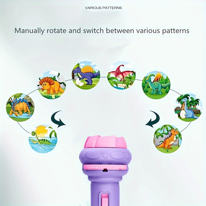 [Fun Educational] Flashlight Projector | 32 Patterns | Educational Toy for Bedtime | Winter