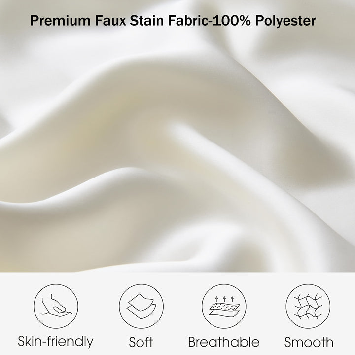 1 Pair Solid Color Simulation Color Ding Pillowcase Home Bedding Envelope Pillow