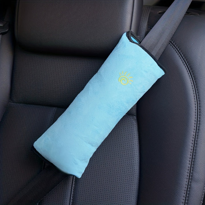 Plush Seat Belt Shoulder Cover - Car Interior Accessories - Soft, Lengthened, and Thickened Safety Belt Holder with Cute Design