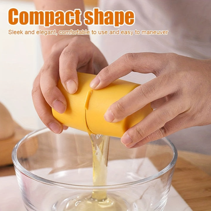 1pc Easy Clean Eggshell Separator - Quick Peel & Yolk Splitter, Essential for Kitchen Baking