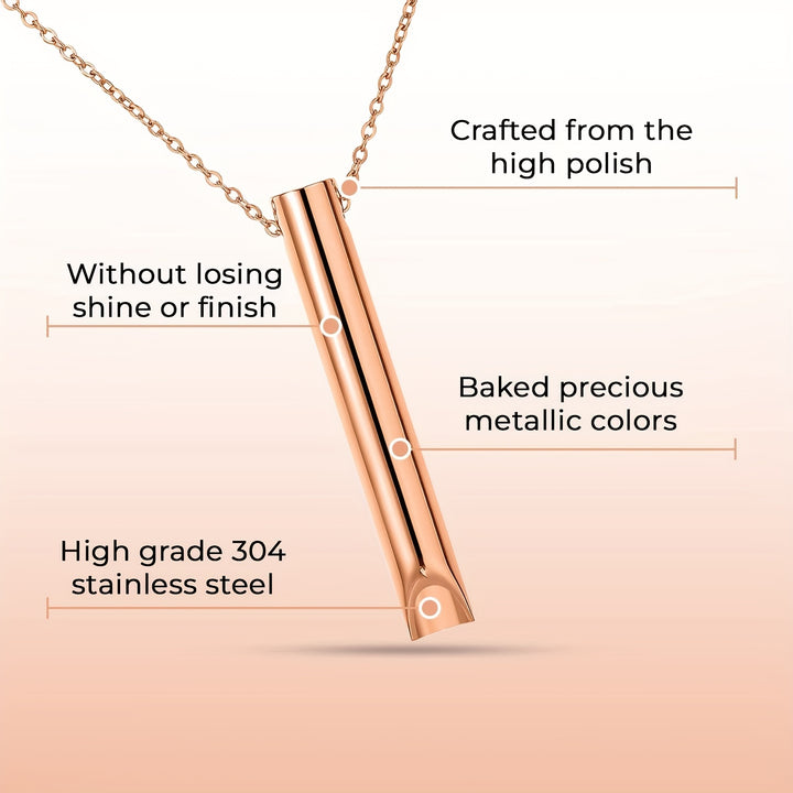 1pc Breathing Necklace For Anxiety & Stress Reducer, Calmigo Calming Device For Meditation, Mindfulness Deep Breathing Tool For Panic Attack, Meditation Relief Gift For Men And Women