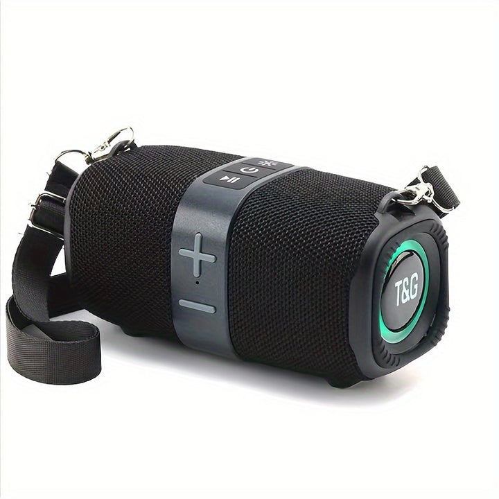 TG667 Portable Crossbody Speaker - IPX4 Waterproof, Wireless Wireless Connectivity, USB/TF/FM Radio Support, 10m Range, Cute Vertical Design, Audio, Music Player, Connect to Mobile Phone/Tablet/TV