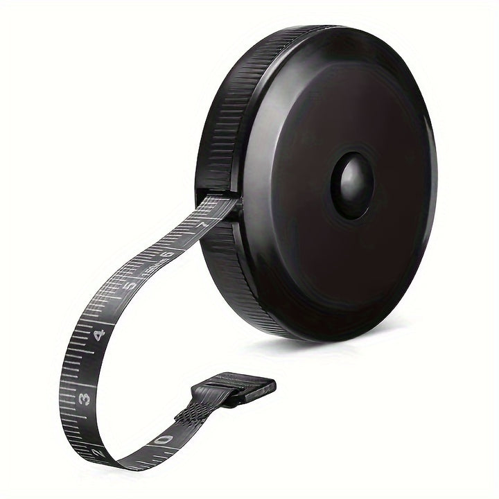 1pc SoftTouch 60in Retractable Sewing Tape Measure - Double-Sided Scale, Metal Blade, Positive Lock, Ideal for Sewing, Design, Body Measurement & Crafting