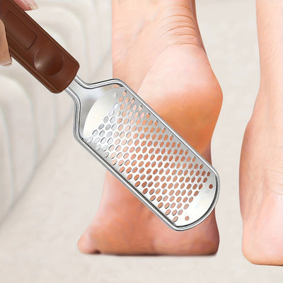 For Pedicure And Dead Skin Removal Metal Foot Scrubber - Callus Remover And Shaver For Feet Rasp
