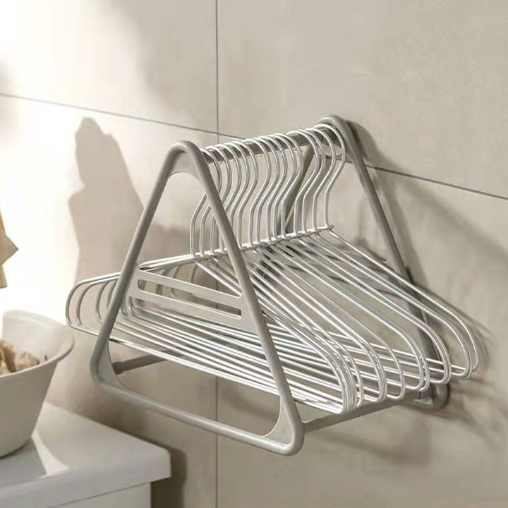 Triangle Hanger - No Drilling Needed, Durable PP Material, Multi-Purpose Storage