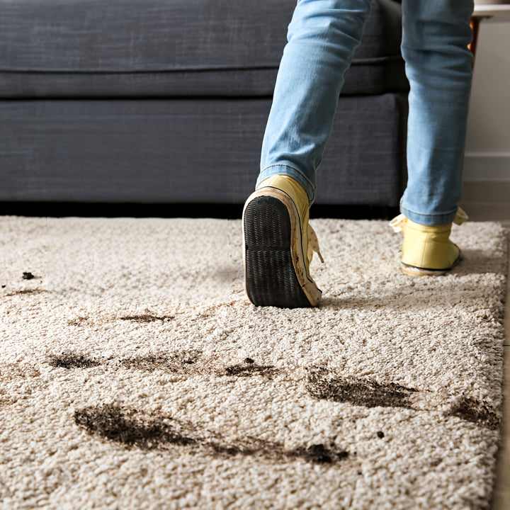 [1pc Deep Cleaning Rug Scrubber] 1pc Manual Stand-Up Rug Scrubber, Plastic Carpet Cleaner, No Battery Required, Deep Cleaning Rejuvenator for Home and Office Use