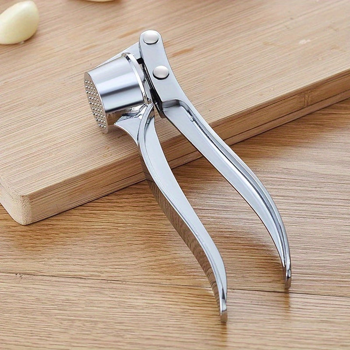 1 Piece Metal Garlic Press, Manually Handheld Crusher for Ginger, Kitchen Tools and Accessories