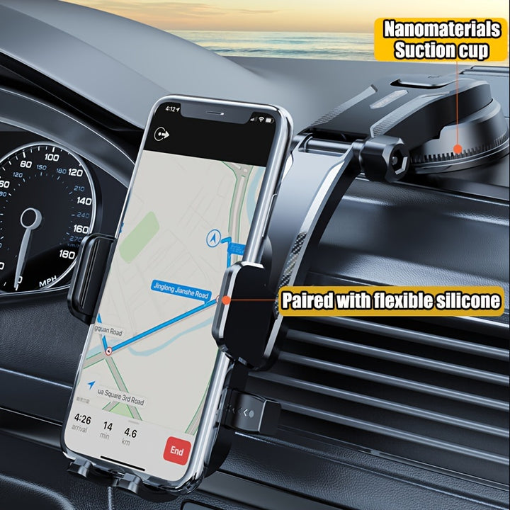 [Stable, Phone Holder] Super Stable Universal Car Phone Holder Mount | Automobile Cell Phone Holder Car Mount For IPhone Fit All Phone