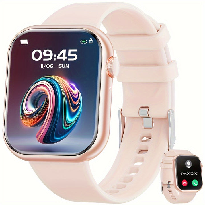 Smart Watch (Rispondi/Fai Chiamate), Ultimo Smart Watch da 1,85 Pollici del 2025, Oltre 100 Modalità Sportive, Orologio Sportivo, Pedometro/Calorie, Modalità Sportive Multiple, Smart Watch per Donne e Uomini per Telefoni Android e iPhone.