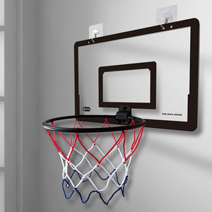 Basketballkorb für den Innenbereich ohne Schlag, faltbares, an der Wand montiertes Basketball-Rückbrett mit Mini-Basketball