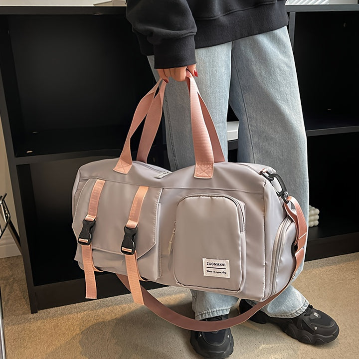 Luxurious Large Capacity Travel Duffle Bag - Ultra-Portable, Versatile Storage for Gym, Weekends & Overnight Trips - Hassle-Free Carry On Approved