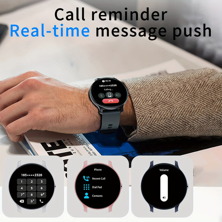 LIFEBEE 2024 Smartwatch - Full Touch Screen, Call & Text Functionality, 100+ Exercise Modes, Pedometer, Distance Tracker, Calorie Counter - USB Rechargeable, Wireless Enabled