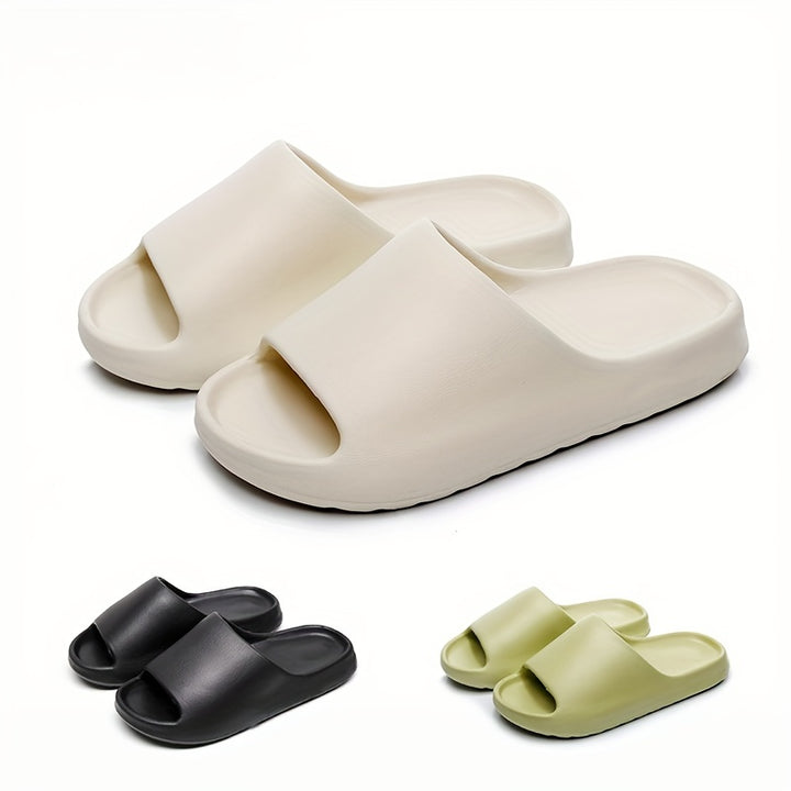 Cloud Slides per Uomini - Scarpe in EVA Ultra Confortevoli, Antiscivolo, con Punta Aperta e Chiusura Slip-On per Uso Interno, Esterno, Spiaggia, Doccia, Primavera e Estate - Traspiranti, Leggere e Facili da Pulire