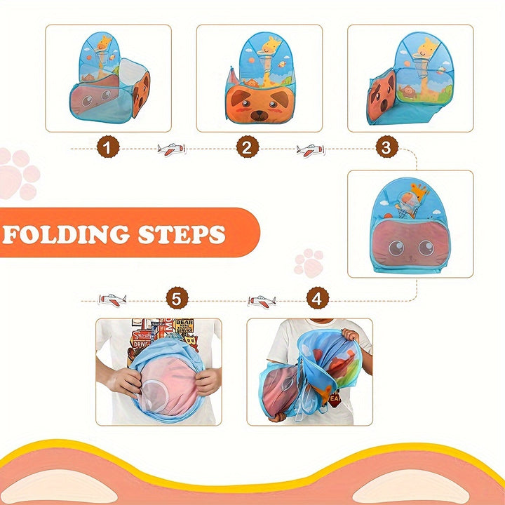 Fun & Engaging Pop-Up Ball Tent - Perfect For Kids' Indoor & Outdoor Play - Balls Not Included Halloween Christmas Gift sea and beach accessories