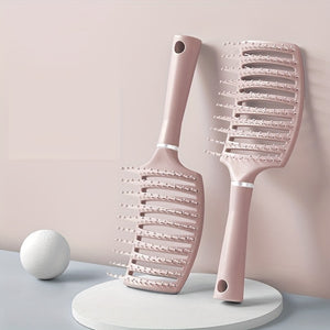[1pcs Gentle Detangling Hair Brush] 1pcs Vented Detangling Brush for Dry Hair - Massage Hair Brush for All Hair Types - Gentle on Scalp and Hair - Perfect for Everyday Use