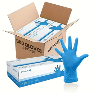 1000pcs/500pcs/100pcs Anti-slip Nitrile Gloves, Suitable for Aquarium Cleaning & Pet Care, Cost-Effective (S, M, L)