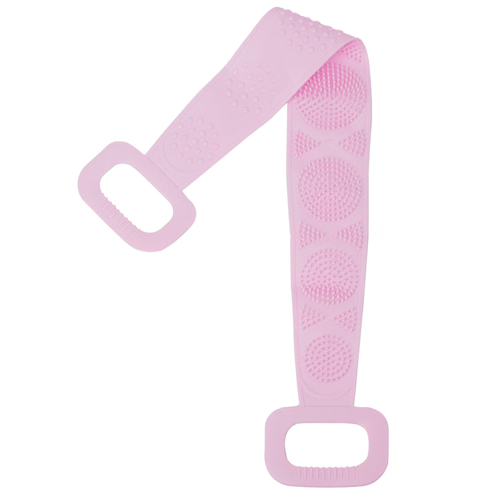 Silicone Body Scrubber Bath Brush, Exfoliating Shower Brush Bath Belt With Extra Long Strip And Handle For Easy Back Exfoliating, Rubbing Mud & Ash From Body Back, Skin-friendly, Soft And Comfortable