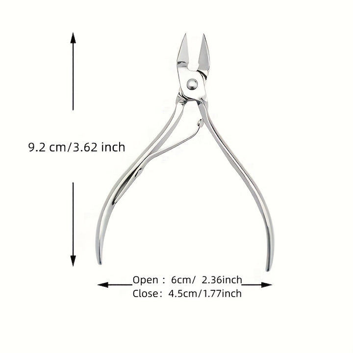 Durable Stainless Steel Cuticle Nipper for Manicure and Pedicure - Perfect for Cuticle Removal and Fingernail and Toenail Health