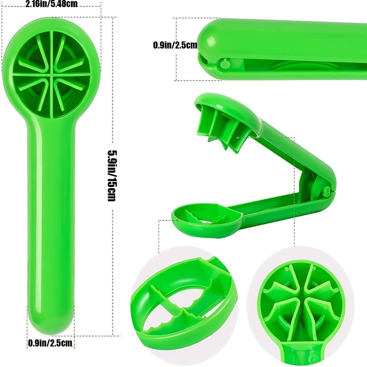 1pc, Grape Cutter, Tomato Cherry Strawberry Cutter, Green Multifunctional Vegetable And Fruit Cutter, No Blade, Creative Kids Supplies, Kitchen Gadget Kitchen Accessories