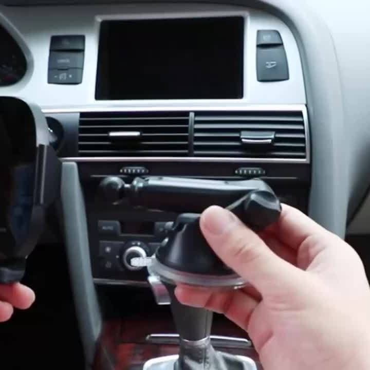 [3-in-1 Phone Holder] 3-in-1 Car Phone Holder Mount, Universal Cell Phone Holders for Your Car Dashboard Air Vent, Adjustable Car Phone Holders Fit for All Phones, By Miracase