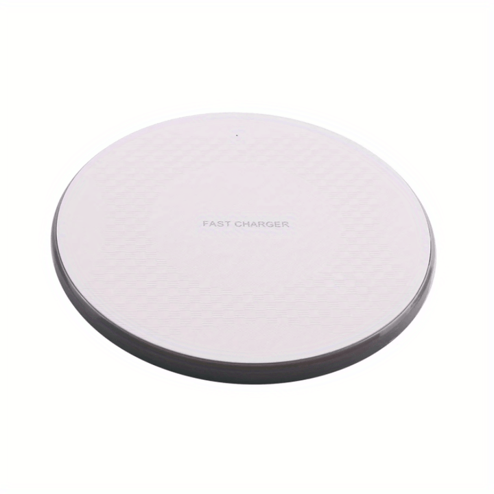 10W Fast Wireless Charger, Compatible with iPhone 16/15/14/13/12/11/8 Series, Galaxy S23/S22/S21/S20/S10/S9/S8/S7/S6 Series, Note 10/9/8/5 Series, Slim Design for Bedside & Office Desk, Free Cable Included