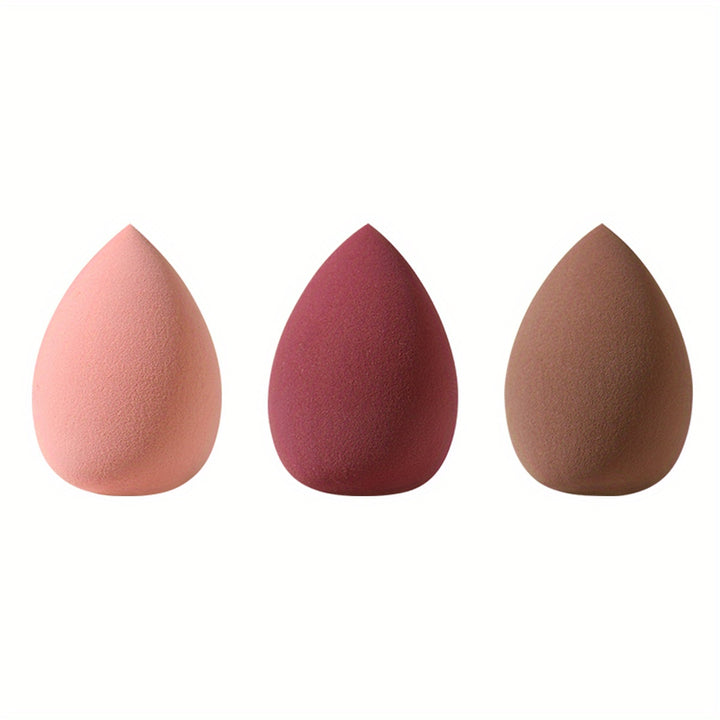 3 PCS Makeup Sponge Set Professional Beauty Sponge Blender Makeup Foundation Blending Cosmetic Makeup Puff For Powder Cream