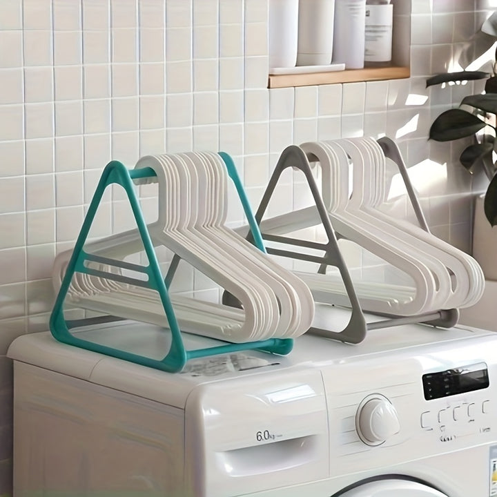Triangle Hanger - No Drilling Needed, Durable PP Material, Multi-Purpose Storage