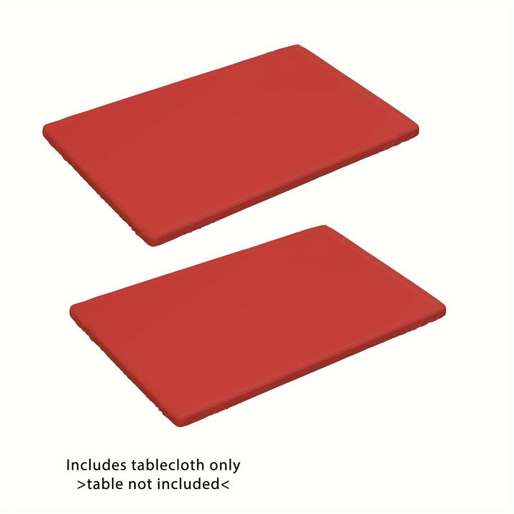 [4ft/6ft Foldable Tablecloth] 1pc Washable Rectangular Tablecloth for Outdoor Parties and Camping - Foldable, Elastic, and Fitted - 4ft/6ft Size - Durable Polyester Fabric for Home Decor