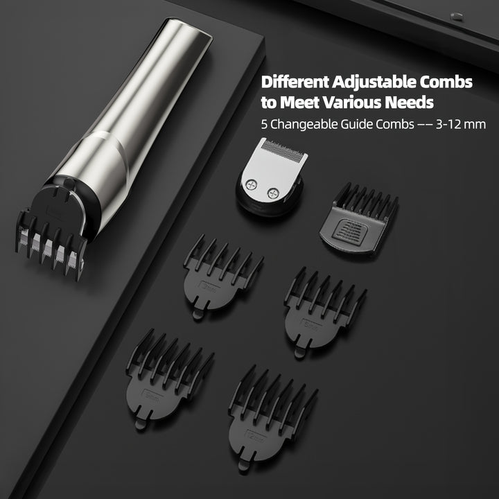 Electric Barber And Beard Trimmer For Men - 11 In 1 Mens Grooming Kit With Hair Clippers, Electric Razor, Shavers For Mustache, Body, Face, Nose & Ear Hair Trimmer, Gifts For Men
