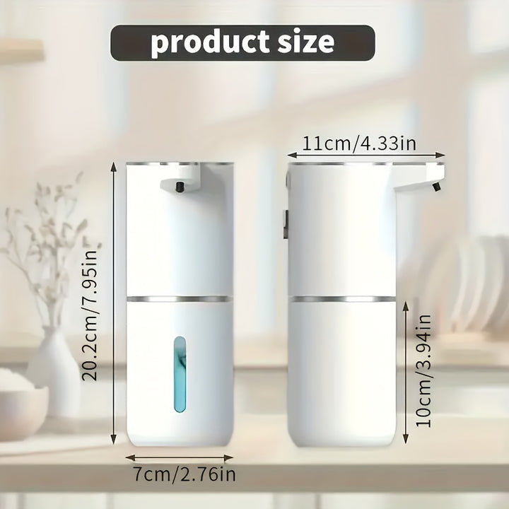 Automatic Soap Dispenser - Touchless Foaming Soap Dispenser 400ml USB Rechargeable Dispenser Electric Wall Mounted 4levels Adjustable Foam Soap Dispenser Pump For Bathroom Kitchen Dish Soap