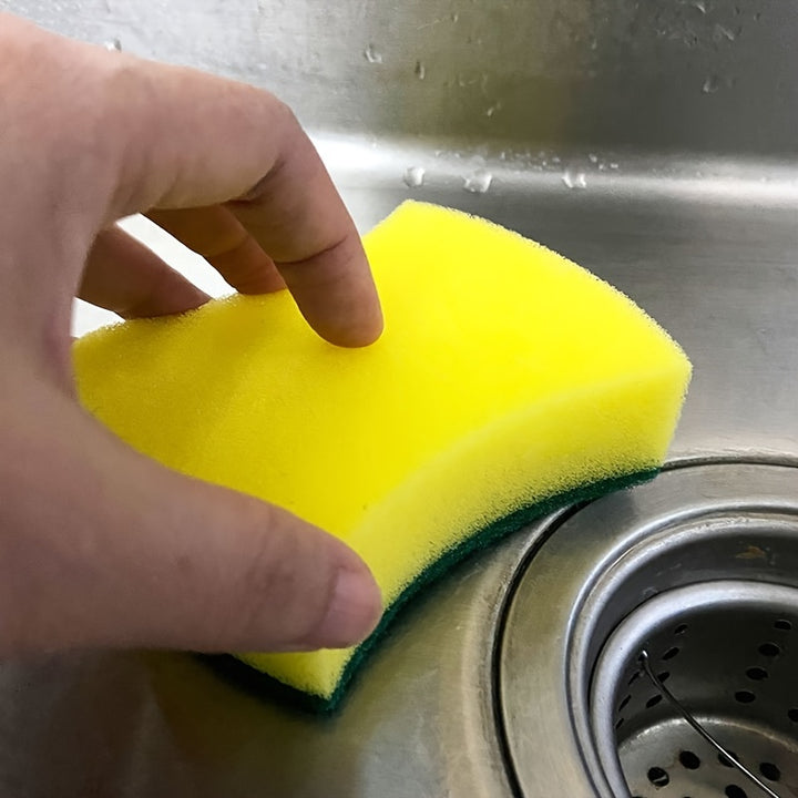12pcs Heavy-Duty Kitchen Sponges - Durable, Scratch-Free Cleaning Power - High-Performance for Restaurant-Quality Results